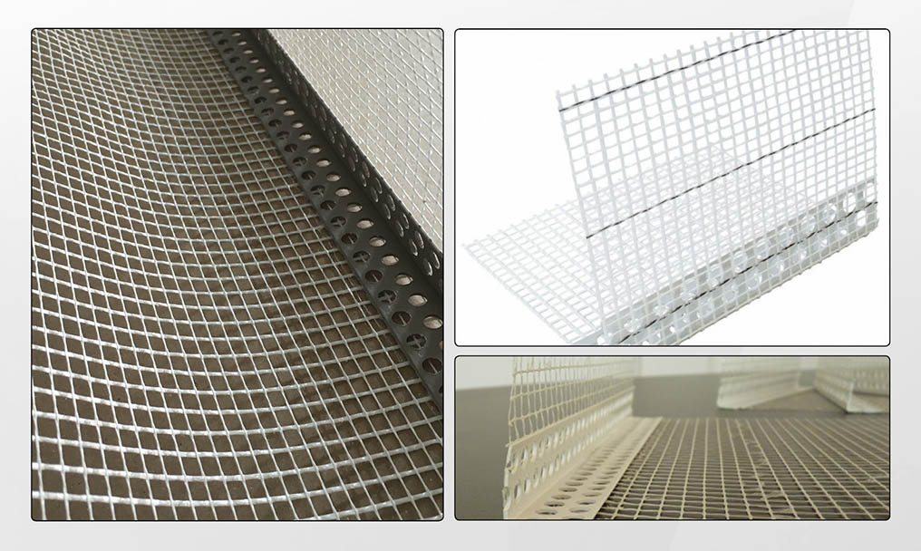 Fasadni vogalnik PVC z mrežo