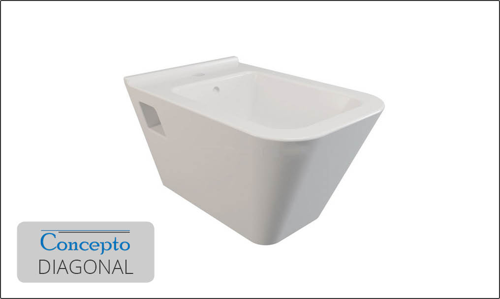 concepto diagonal bidet