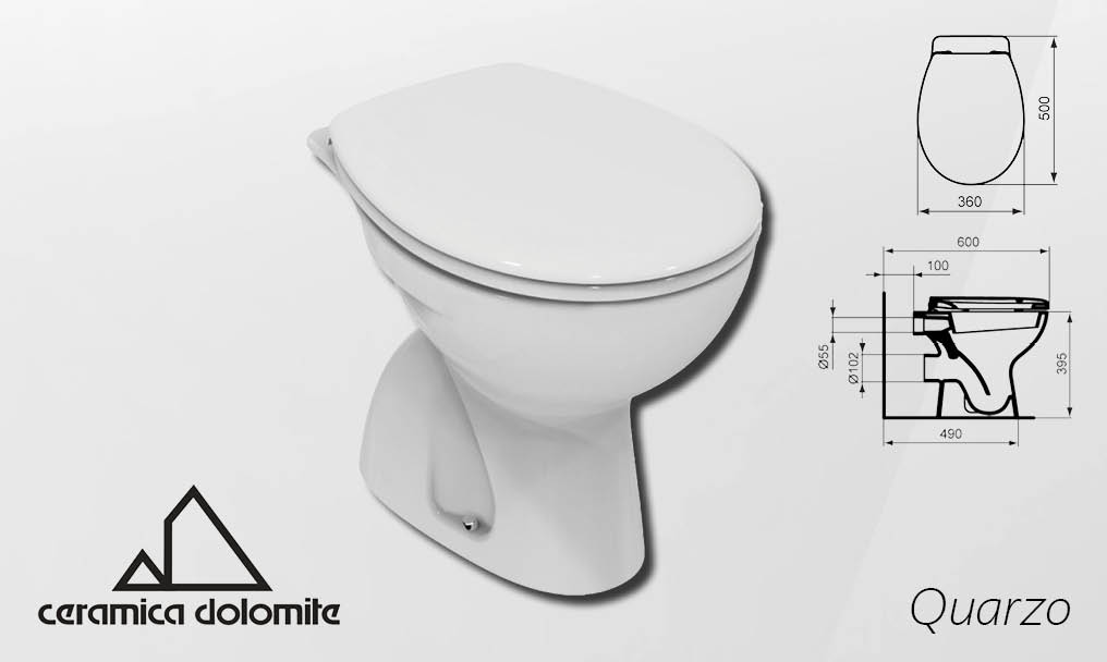 Ceramica Dolomite Quarzo školjka