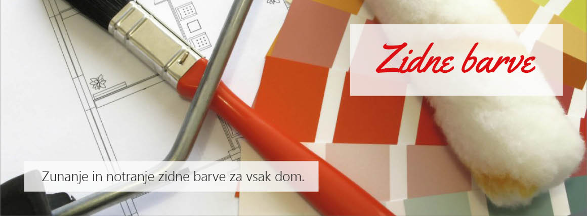 zunanje in notranje zidne barve